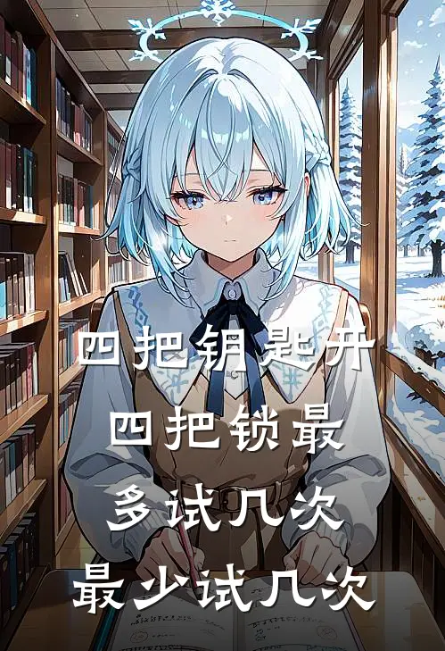 四把钥匙开四把锁最多试几次,最少试几次